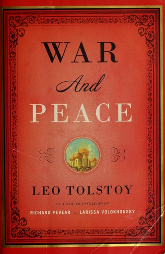 Обложка книги War and Peace
